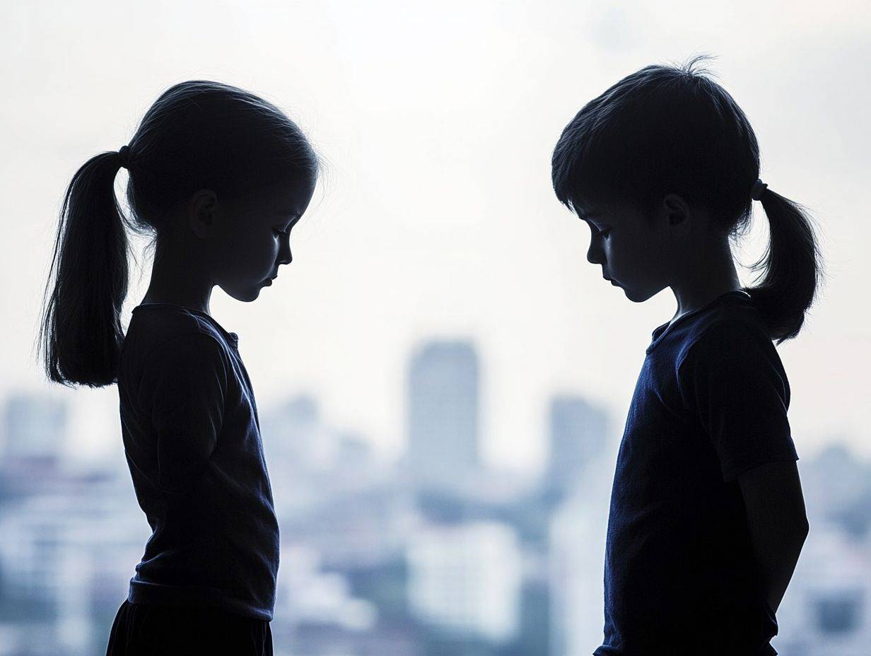 What is the impact of divorce on children's self-esteem?